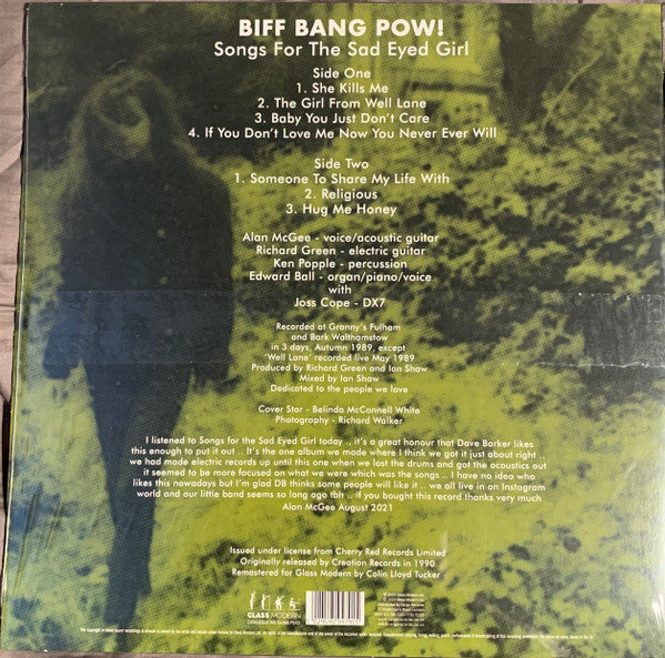 Biff Bang Pow! : Songs For The Sad Eyed Girl (LP, RE, RM, Tra)