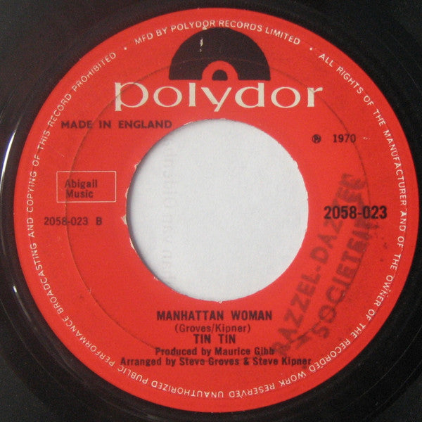 Tin Tin (5) : Toast And Marmalade For Tea (7")