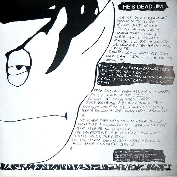 Functional Idiots : He's Dead Jim / Hurt The Bunny (7", Pur)