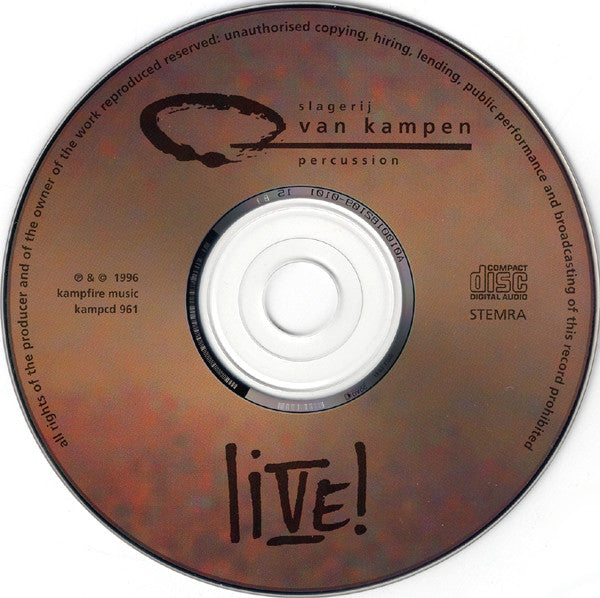 Slagerij Van Kampen : Live! (CD, Album)