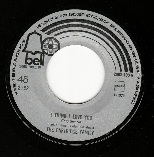 The Partridge Family : I Think I Love You (7", Maxi)