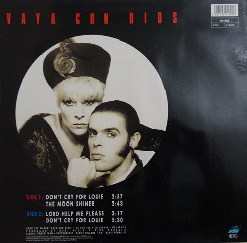 Vaya Con Dios : Don't Cry For Louie (12", Maxi)