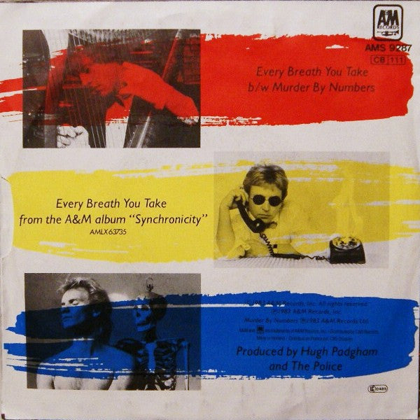The Police : Every Breath You Take (7", Single, M/Print)