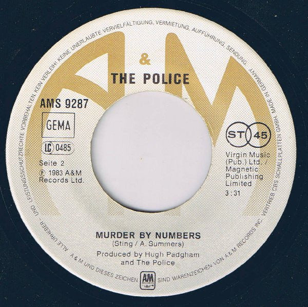 The Police : Every Breath You Take (7", Single, M/Print)