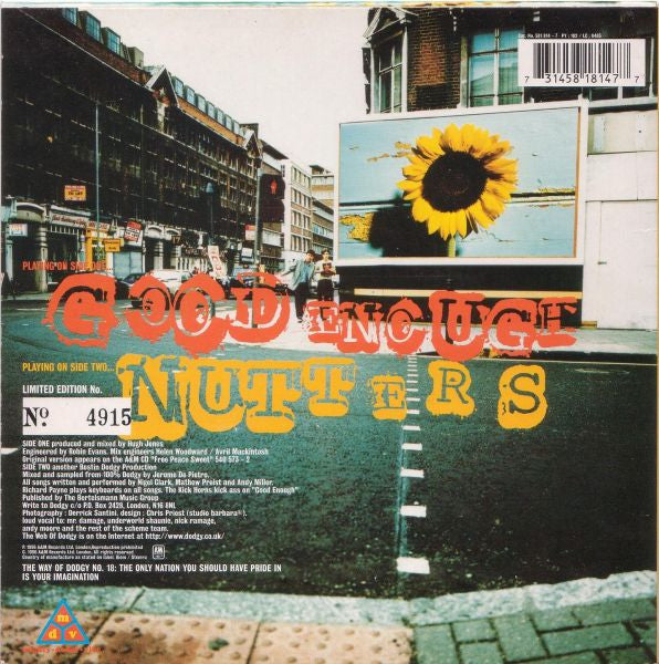 Dodgy : Good Enough (7", Single, Ltd, Num, Yel)