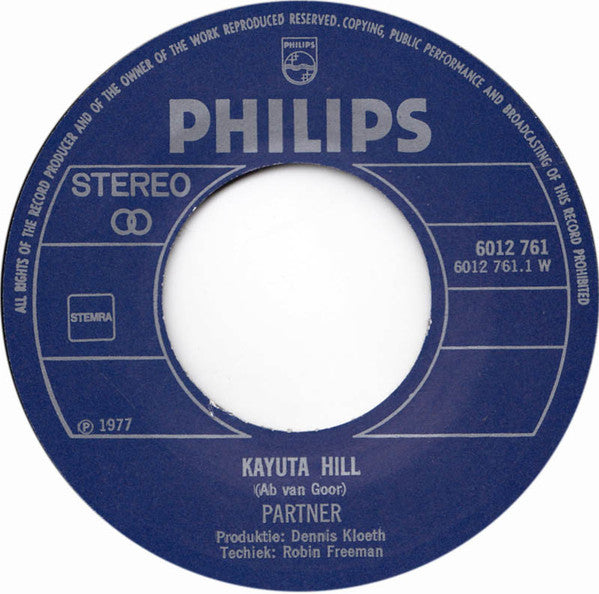 Partner : Kayuta Hill (7", Single)