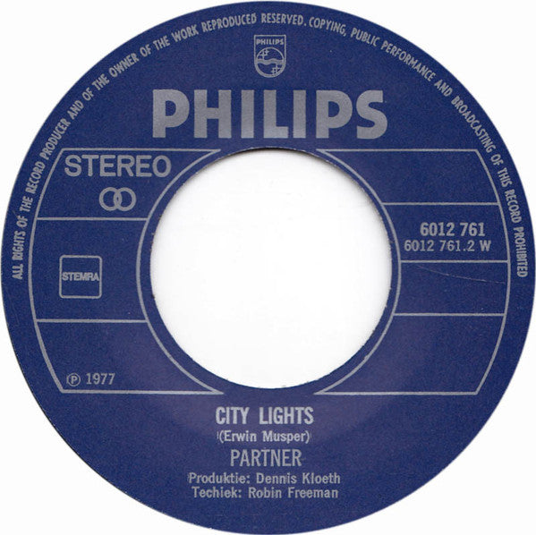 Partner : Kayuta Hill (7", Single)