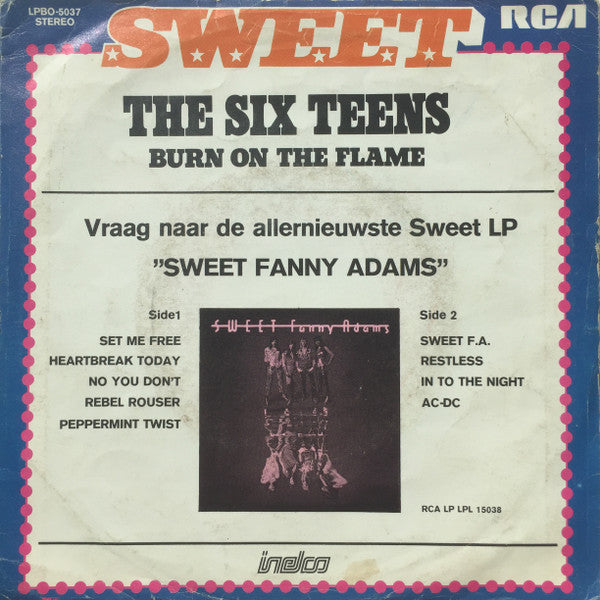 Sweet* : The Six Teens (7", Single)