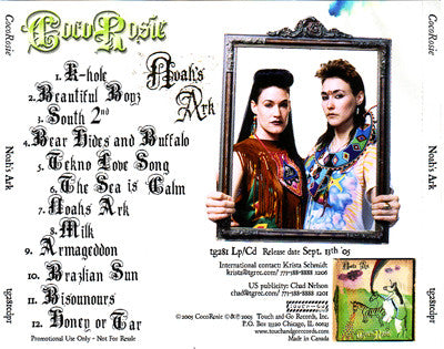 CocoRosie : Noah's Ark (CD, Album, Promo)