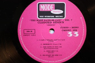 Clifford Brown : Inédits (LP, Comp)