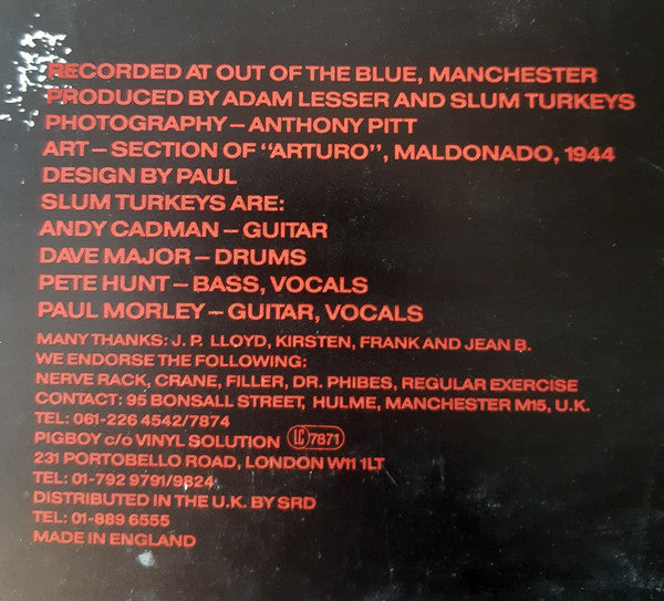 Slum Turkeys : The Time Is Mine (12")