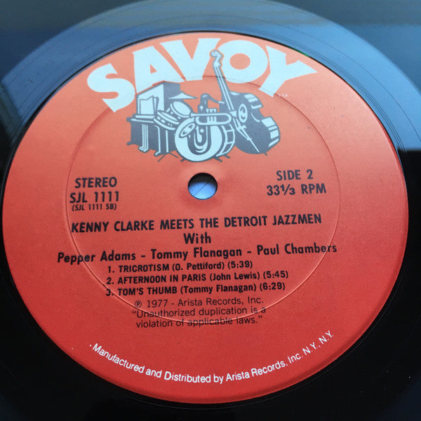 Kenny Clarke Meets The Detroit Jazzmen : Kenny Clarke Meets The Detroit Jazzmen (LP, Album, RE)