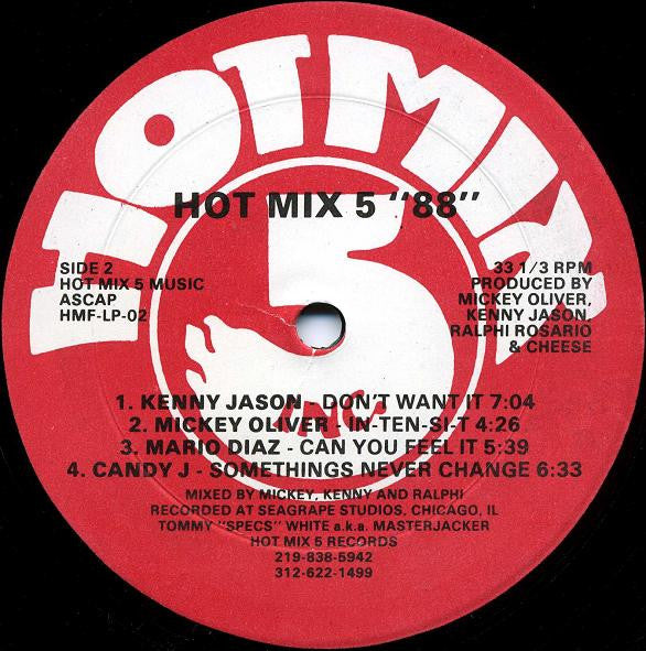 Various : Best Of Hot Mix 5 '88 (LP, Comp)