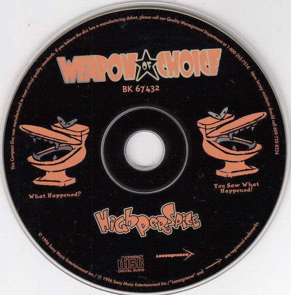 Weapon Of Choice : Highperspice (CD, Album)