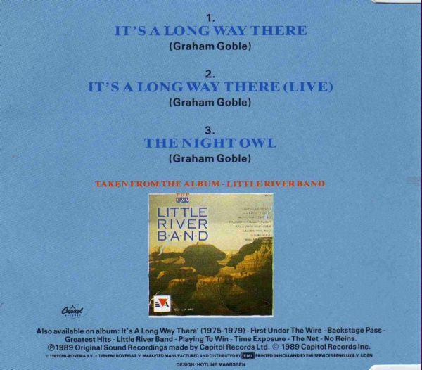 Little River Band : It's A Long Way There (CD, Maxi)