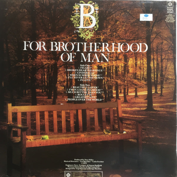 Brotherhood Of Man : B For Brotherhood (LP, Album)