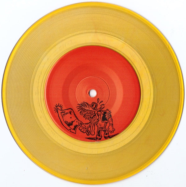 God (6) : Rockin' Marky / Meat Cleaver Boy (7", Single, Yel)
