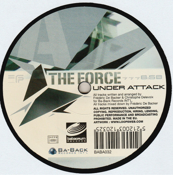 The Force (11) : Under Attack / Drum Codes (12")
