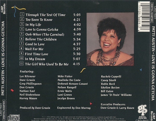 Patti Austin : Love Is Gonna Getcha (CD, Album)