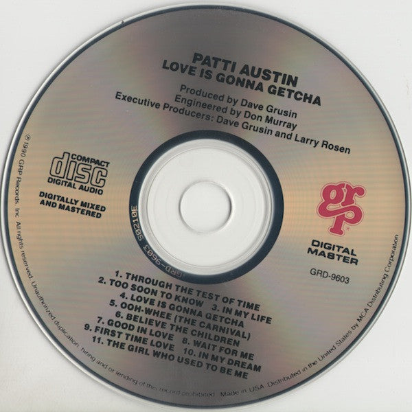 Patti Austin : Love Is Gonna Getcha (CD, Album)