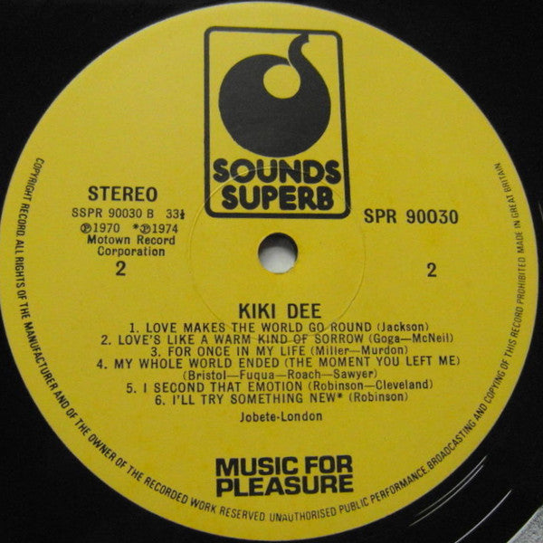 Kiki Dee : Kiki Dee (LP, Album)