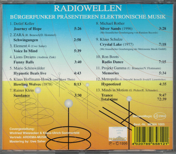 Various : Radio Wellen - Bürgerfunker Präsentieren Elektronische Musik (CD, Comp)