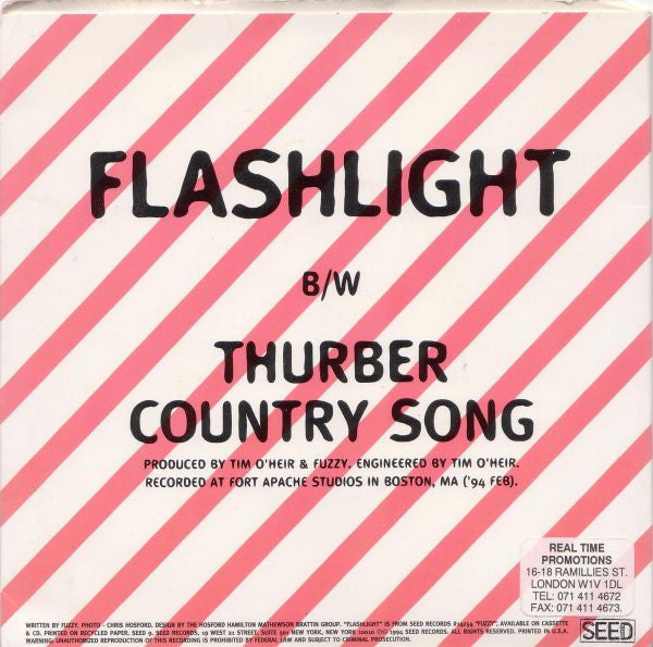 Fuzzy (7) : Flashlight (7", Blu)