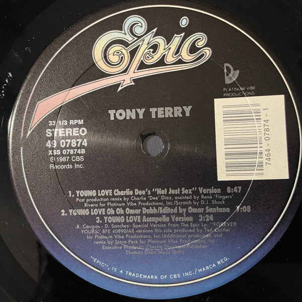Tony Terry : Young Love (12")