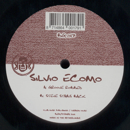 Silvio Ecomo : Groove Robbed (12")