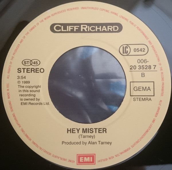 Cliff Richard : Lean On You (7", Single)