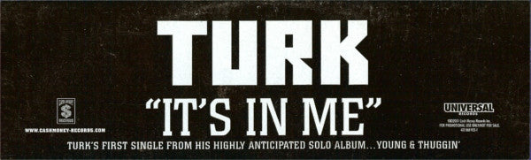 Turk (2) : It’s In Me (12", Promo)