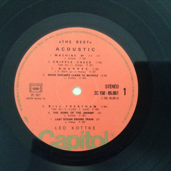 Leo Kottke : The Best (2xLP, Comp, Gat)