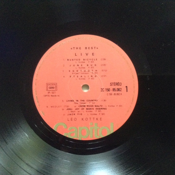 Leo Kottke : The Best (2xLP, Comp, Gat)