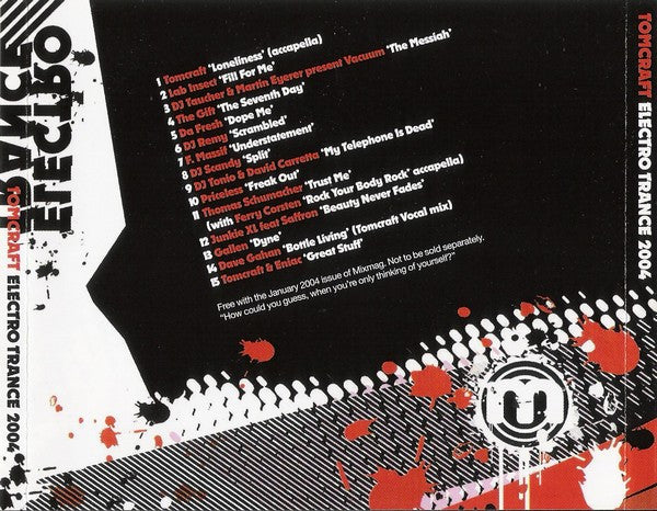 Tomcraft : Electro Trance 2004 (CD, Mixed)