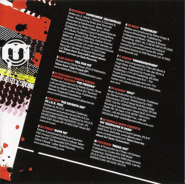 Tomcraft : Electro Trance 2004 (CD, Mixed)