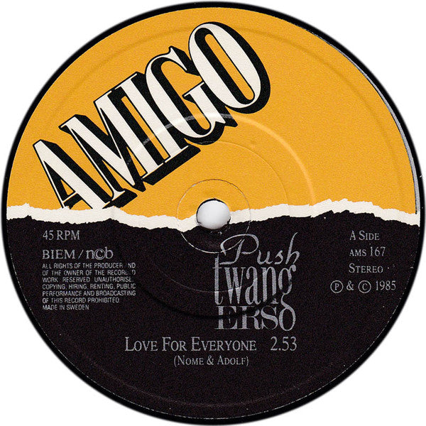 Pushtwangers : Love For Everyone (7", Single)