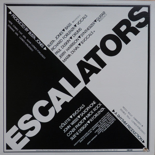 Escalators (2) : Escalators (12", EP)