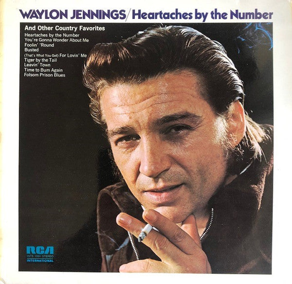 Waylon Jennings : Heartaches By The Number And Other Country Favorites (LP, Comp)