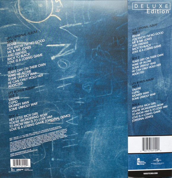 Amy Winehouse : Back To Black (LP, Album, RE, RM, Gat + LP + Dlx, 180)