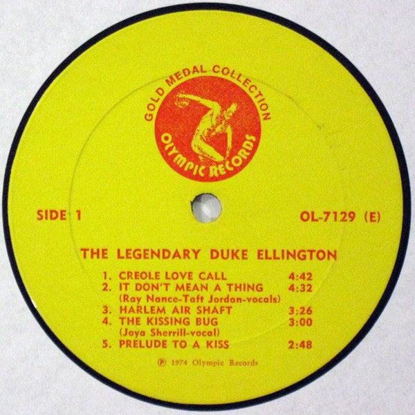 Duke Ellington, Duke Ellington And His Orchestra : The Legendary Duke Ellington In Memoriam (LP, Comp)