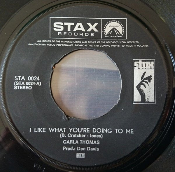 Carla Thomas : I Like What You're Doing (To Me) / Strung Out (7")