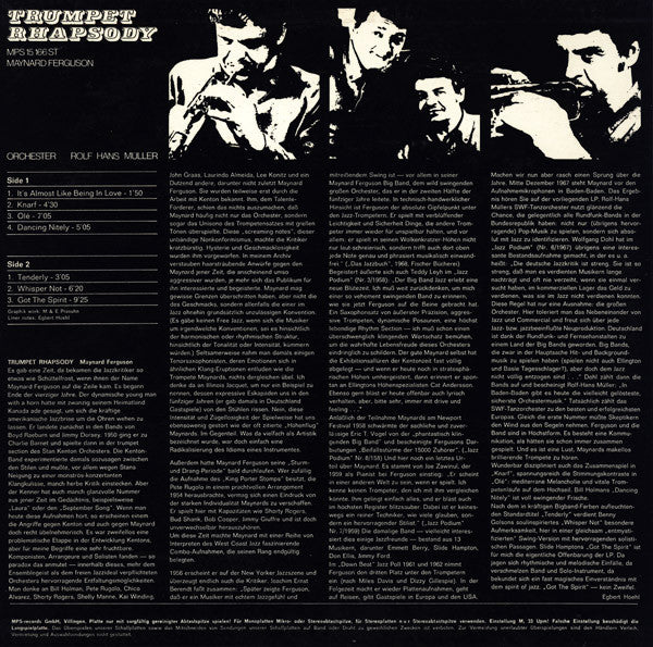 Maynard Ferguson : Trumpet Rhapsody (LP, Album)