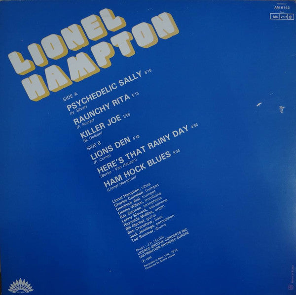 Lionel Hampton : Lionel Hampton (LP, Album)