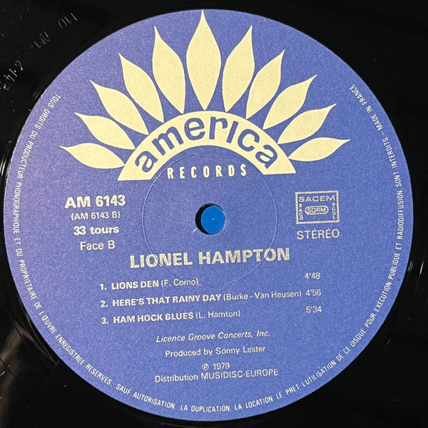 Lionel Hampton : Lionel Hampton (LP, Album)