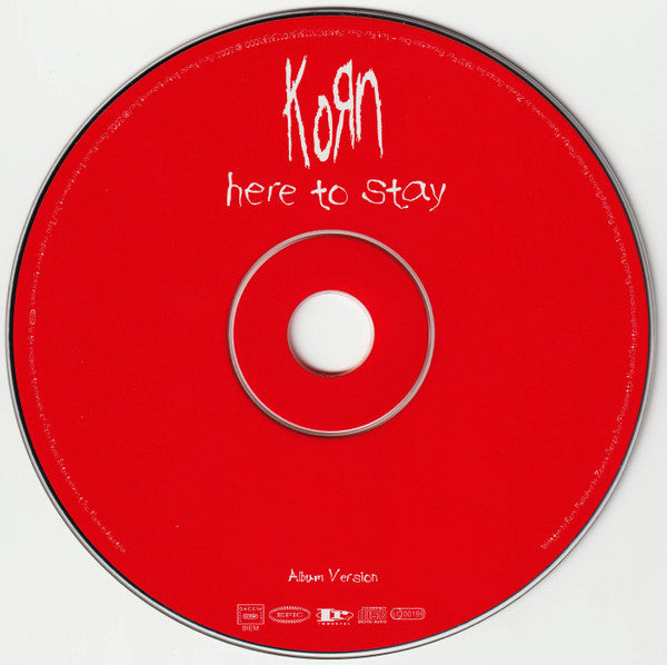 Korn : Here To Stay (CD, Single, Promo)