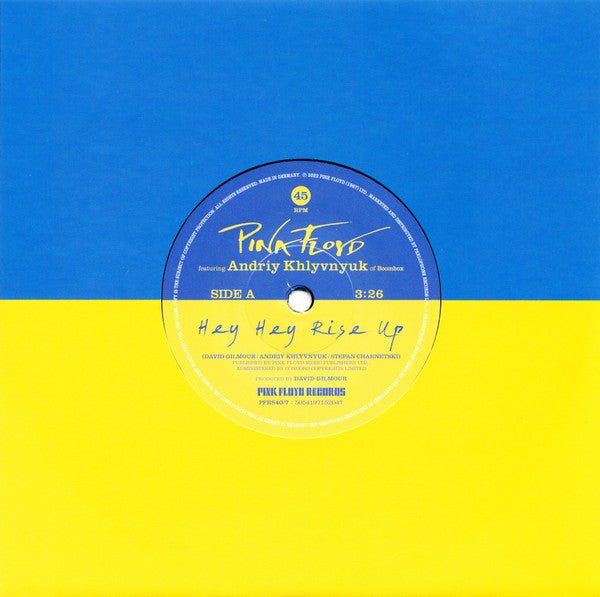Pink Floyd Featuring Андрій Хливнюк : Hey Hey Rise Up (7", Single, Ltd)