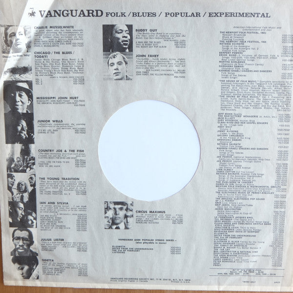 Various : Country Joe Welcomes You To Quiet Days In Clichy (LP, Album)