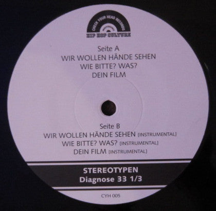 Stereotypen : Diagnose 33 1/3 (12")