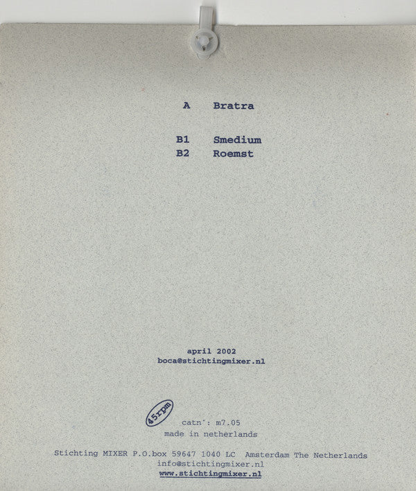 Boca Raton : Tiende Mixer - Bratra (7")