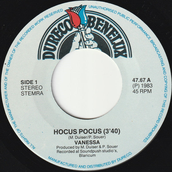 Vanessa (2) : Hocus Pocus (7", Single)